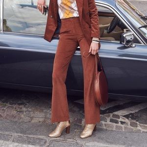 Sezane High Waisted Martin Cords